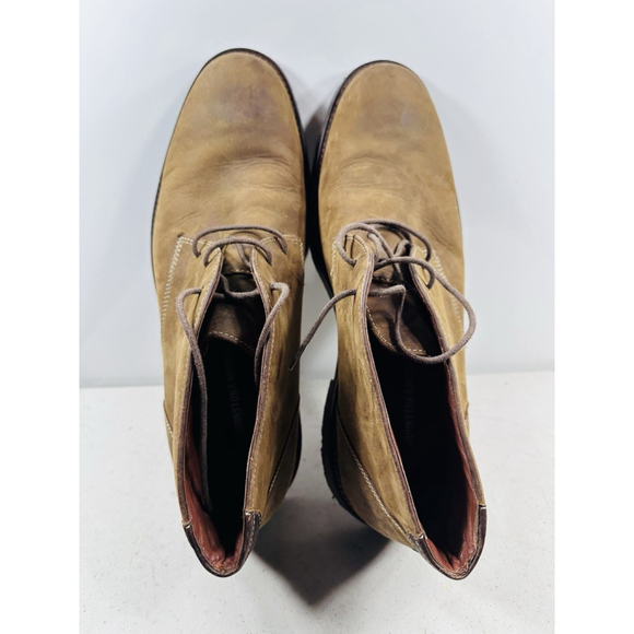 Johnston & Murphy Copeland Chukka Ankle Boots Men\'s 12 Brown Leather